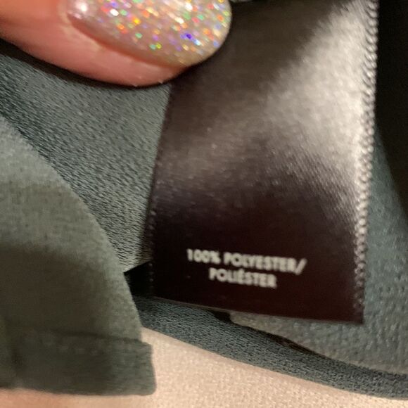 Ann Taylor size XS 3/4 sleeve olive green top - Picture 8 of 8